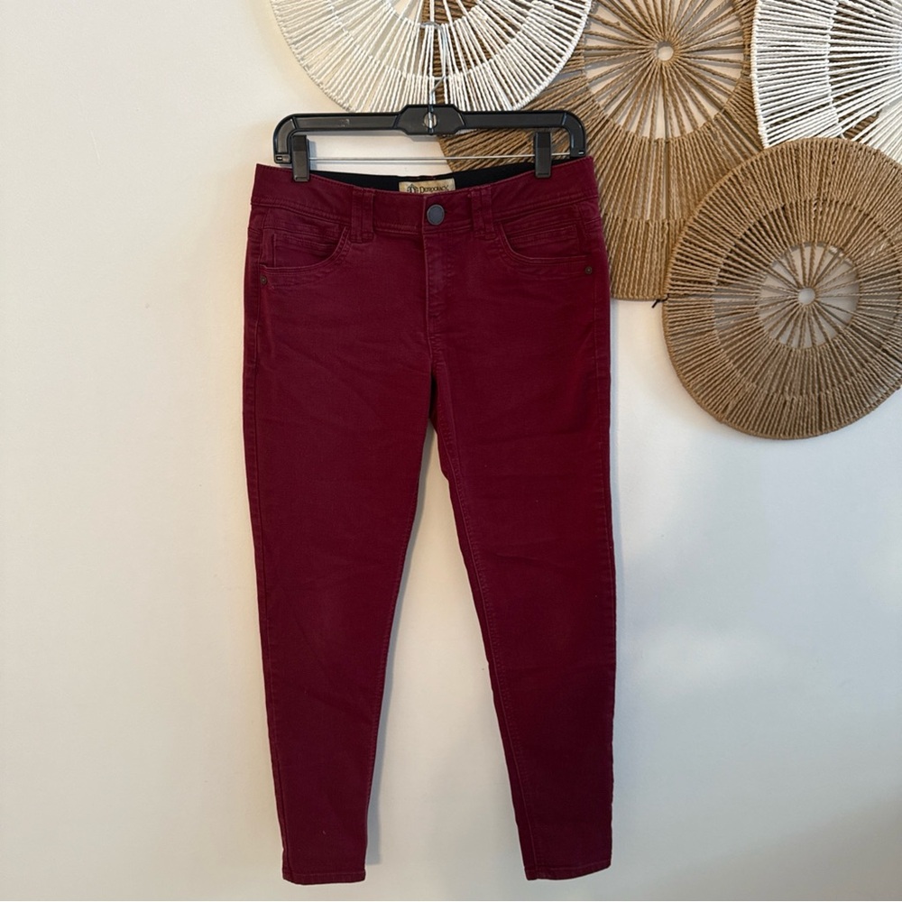 Democracy Deep Red Women's Jeggings